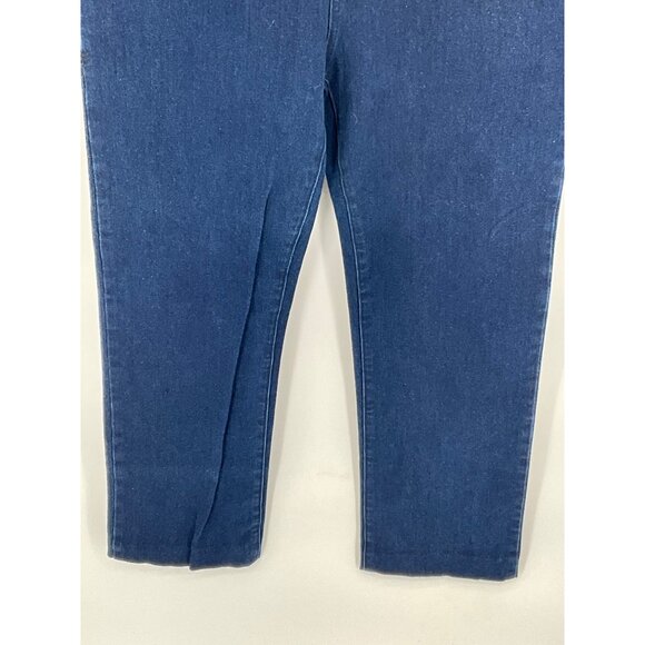 Betabrand Women's‎ S-Petite Medium Blue Denim Pants Pockets - Picture 7 of 8